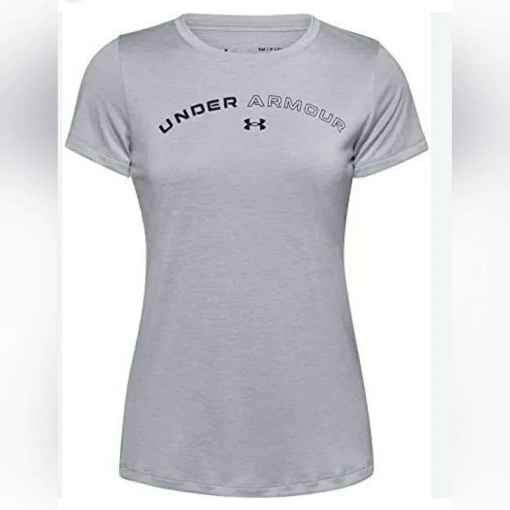 *UNDER ARMOUR, Size M, Grey and Black, Heatgear t-shirt